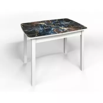 Стол Бител Флорида СМ-5 ножки массив прямые, белые (BTL10000541)