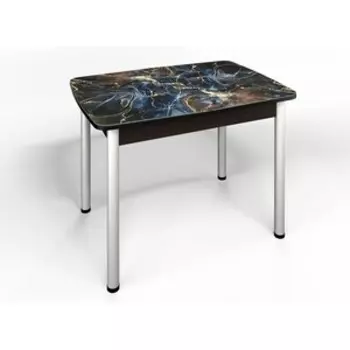 Стол Бител Флорида СМ-5 ножки сталь, венге/серебро (BTL10000499)