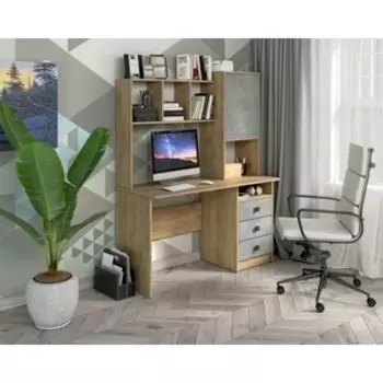 Стол Бител Ск 9 (Дуб Золотой Крафт/Ателье Светлое) (BTL10000859)