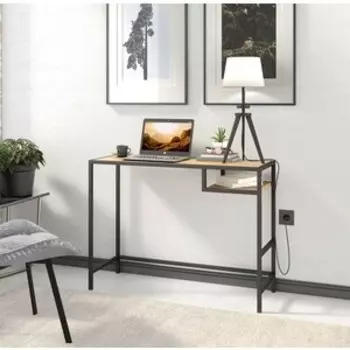 Стол для ноутбука Бител Тюрен дуб крафт золотой /черный (BIT001394)