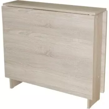 Стол-книжка Катрин СКТ-120 дуб сонома, круглая хром 50 мм