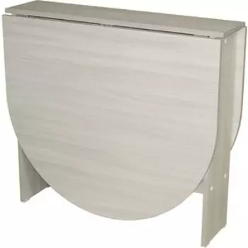 Стол-книжка Катрин СКТ-60 ясень шимо светлый, круглая хром 50 мм