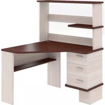 Стол компьютерный МЭРДЭС СД-45 КВ-ПРАВ карамель/венге