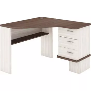 Стол компьютерный МЭРДЭС СД-45С КШ-ПРАВ карамель/шамони