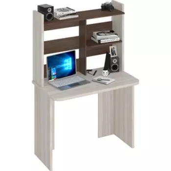 Стол компьютерный МЭРДЭС СКЛ-Прям100Р(без тумбы)+НКЛ-100 КШ