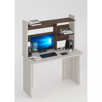 Стол компьютерный МЭРДЭС СКЛ-Прям120Р(без тумбы)+НКЛ-120 КШ