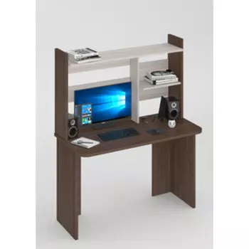 Стол компьютерный МЭРДЭС СКЛ-Прям120Р(без тумбы)+НКЛ-120 ШК