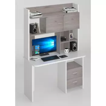 Стол компьютерный МЭРДЭС СКЛ-Прям120Р+НКЛХ-120 БЕН