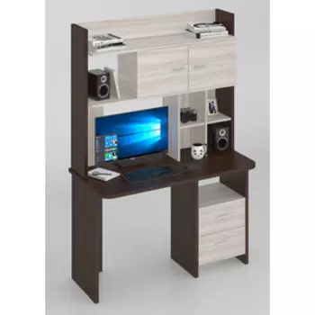 Стол компьютерный МЭРДЭС СКЛ-Прям120Р+НКЛХ-120 ВК