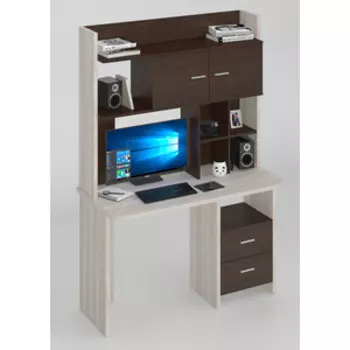 Стол компьютерный МЭРДЭС СКЛ-Прям120Р+НКЛХ-120 КВ