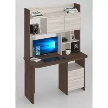 Стол компьютерный МЭРДЭС СКЛ-Прям120Р+НКЛХ-120 ШК