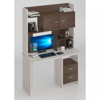 Стол компьютерный МЭРДЭС СКЛ-Прям120Р+НКЛХ-120 КШ