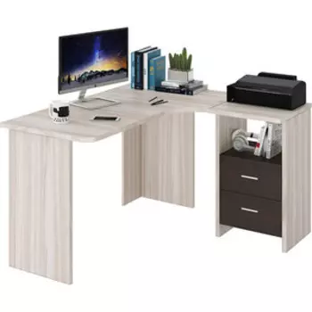 Стол компьютерный МЭРДЭС СКЛ-Угл130 КШ ПРАВ