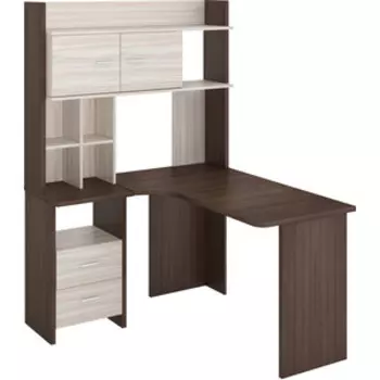 Стол компьютерный МЭРДЭС СКЛ-Угл130+НКЛХ-120 ШК ЛЕВ