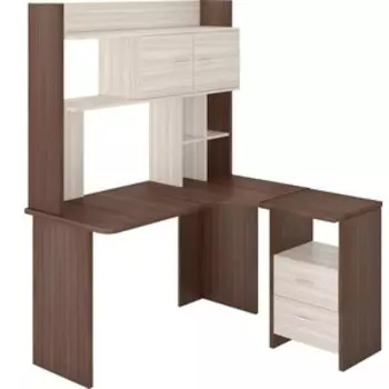 Стол компьютерный МЭРДЭС СКЛ-Угл130+НКЛХ-130 ШК ПРАВ