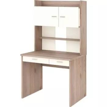 Стол компьютерный МЭРДЭС СП-23 НБЕ нельсон/белый