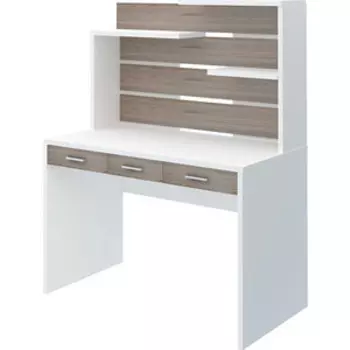 Стол компьютерный МЭРДЭС СП-32 БЕН белый/нельсон