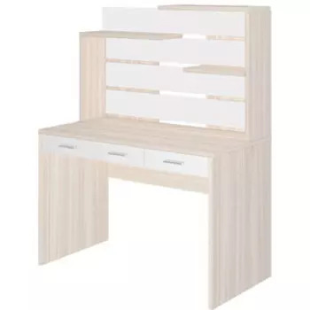 Стол компьютерный МЭРДЭС СП-32 КБЕ карамель/белый