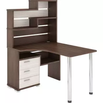 Стол компьютерный МЭРДЭС СР-132 ШК-ЛЕВ шамони/карамель