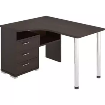 Стол компьютерный МЭРДЭС СР-132С В-ЛЕВ венге