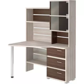 Стол компьютерный МЭРДЭС СР-322 КШ-ЛЕВ карамель/шамони