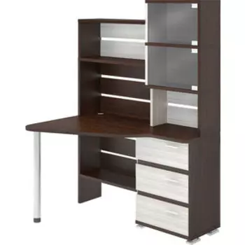 Стол компьютерный МЭРДЭС СР-322 ВК-ЛЕВ венге/карамель