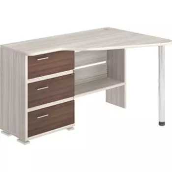 Стол компьютерный МЭРДЭС СР-322С КШ-ПРАВ карамель/шамони