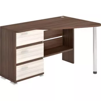 Стол компьютерный МЭРДЭС СР-322С ШК-ПРАВ шамони/карамель