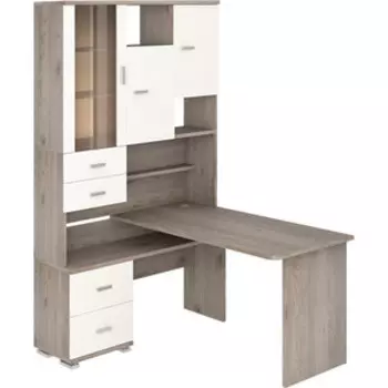 Стол компьютерный МЭРДЭС СР-620/140 НБЕН-ЛЕВ нельсон/белый/нельсон