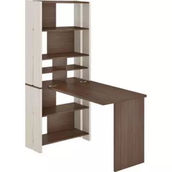 Стол компьютерный МЭРДЭС СТЛ-ОВХ+С100РПрям без тумбы КШ