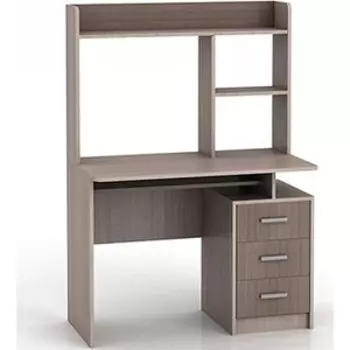 Стол компьютерный СМ мебель СК-3 шимо светлый/шимо темный
