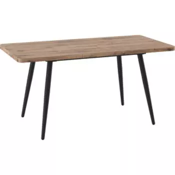 Стол Mebwill Вояж 120 Дуб Веллингтон/Черный (101769)