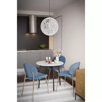 Стол обеденный Мебелик Медисон белый (П0005048)