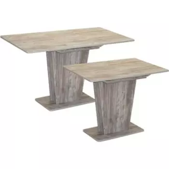 Стол обеденный раздвижной Катрин Эстетика сосна пасадена/опора сосна пасадена (KT19646)