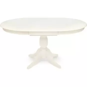 Стол обеденный TetChair Leonardo (Леонардо) дерево гевея/мдф pure white (402)