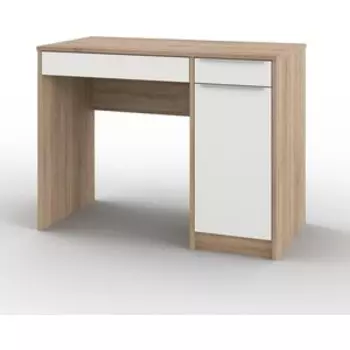 Стол письменный Атмосфера Исп.2 Нордик дуб сонома светлый/белая Аляска