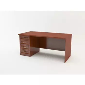 Стол письменный БАРОНС ГРУПП Премьер 1 тумба 4 ящика 140 лев/прав