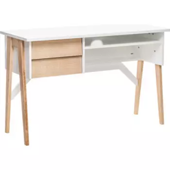 Стол письменный Leset Сканди-2 500 дуб/молочный дуб