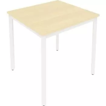 Стол письменный на металлокаркасе Riva Slim С.СП-2 клен/белый металл 78x72x75