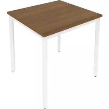 Стол письменный на металлокаркасе Riva Slim С.СП-2 орех/белый металл 78x72x75