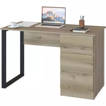 Стол письменный СОКОЛ СПм-205 дуб делано, лофт