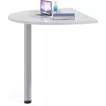 Стол приставной СОКОЛ СПР-03 белый