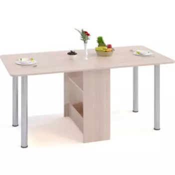 Стол раскладной СОКОЛ СП-04м.1 беленый дуб