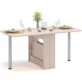 Стол раскладной СОКОЛ СП-11.1 беленый дуб