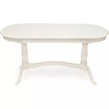 Стол раскладной TetChair Siena (SA-T6EX2L) дерево гевея/мдф ivory white (слоновая кость 2-5)