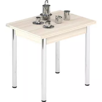 Стол раздвижной Leset Лиль 1Р хром/дуб