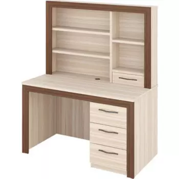 Стол с надстройкой МЭРДЭС СтЯ130+НСт130Я КШ карамель/шамони