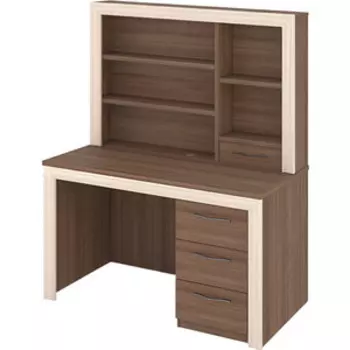 Стол с надстройкой МЭРДЭС СтЯ130+НСт130Я ШК шамони/карамель