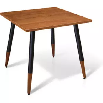 Стол Sheffilton SHT-T12/80/80 ЛДСП черный/темный орех/орех