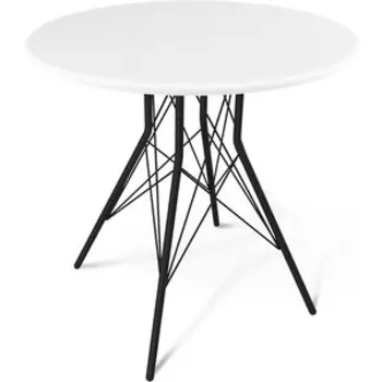 Стол Sheffilton SHT-T2 черный муар/белый